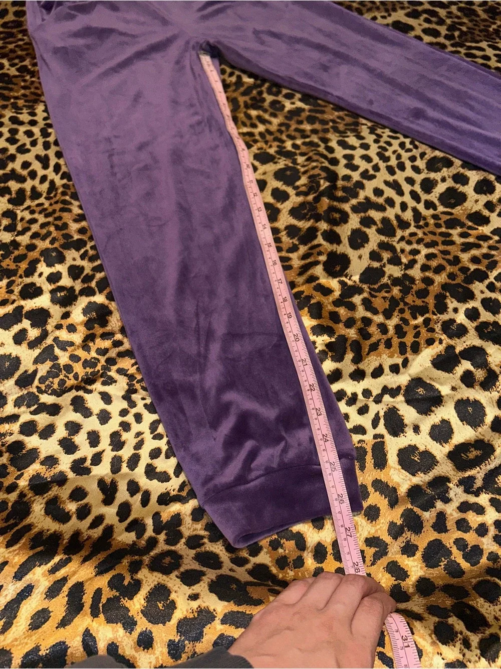 Rwtgnlf Girl’s Purple Velour Tracksuit Set